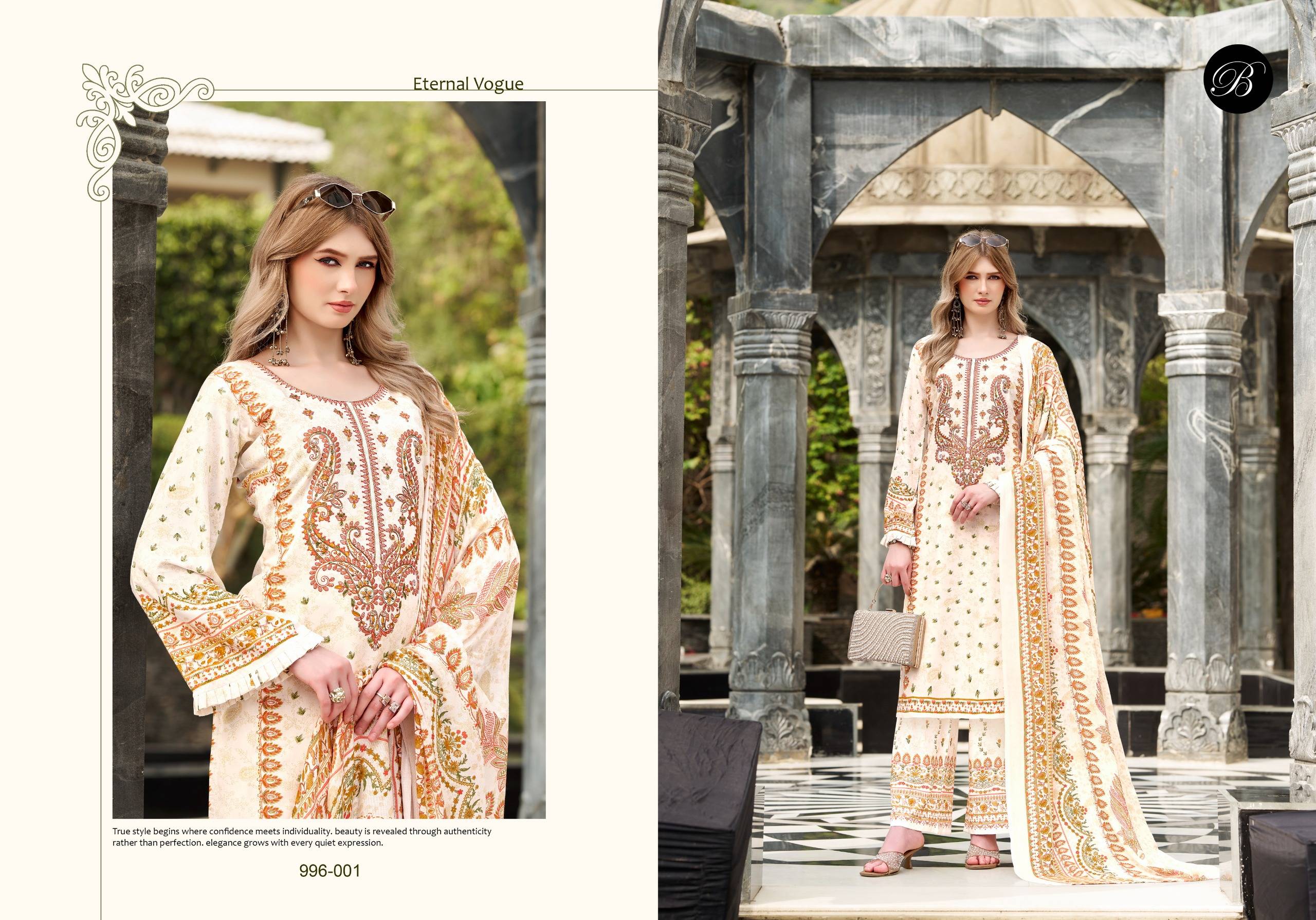 DILKHUSH VOL 4 BY BELLIZA DESIGNER 996 Series 01 To 08 Indian Traditional casual wear Pakistani Pure Viscose dresses At Wholesale Price